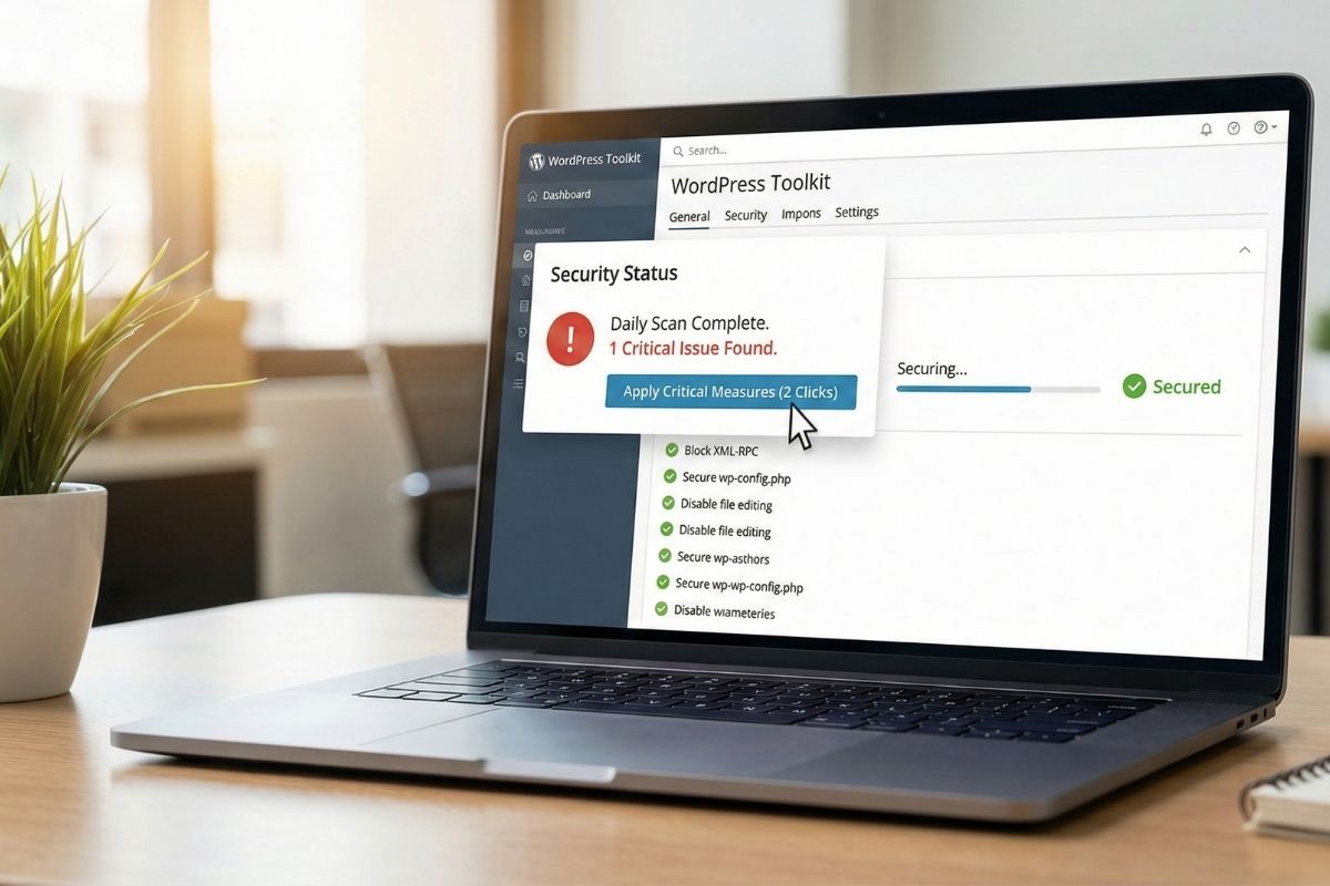 WordPress automatische veiligheidscontroles